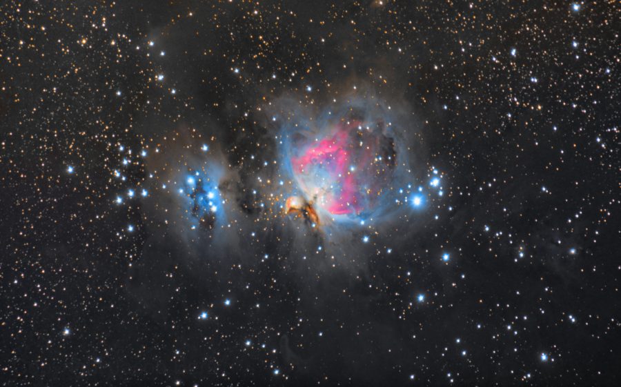 "M42 in the Dust." Courtesy of Jacob Bers