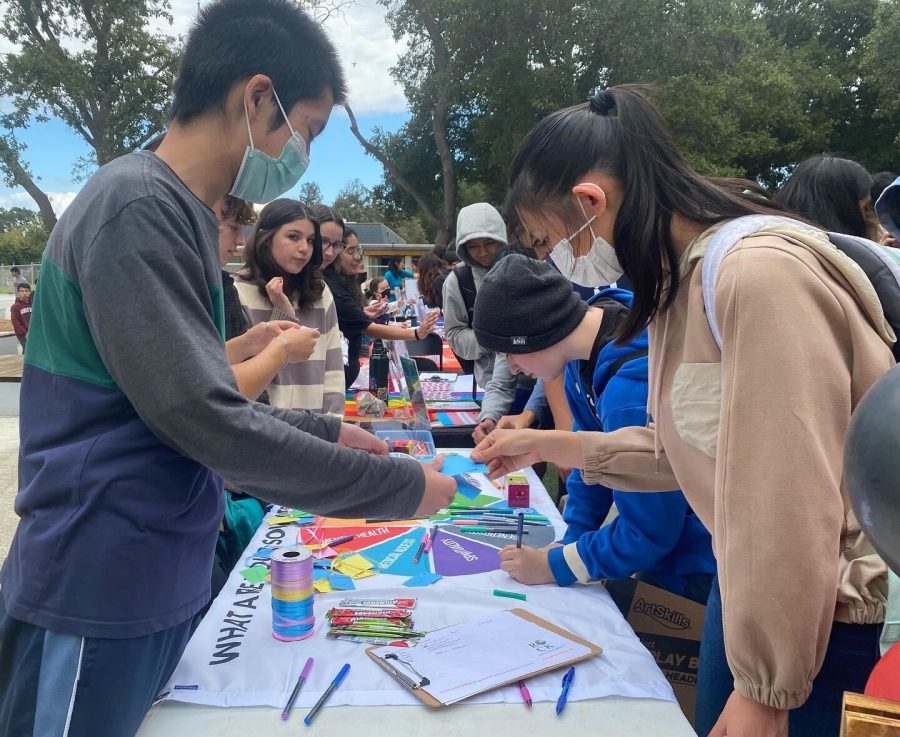 Students learn about wellness initiatives at Gunn