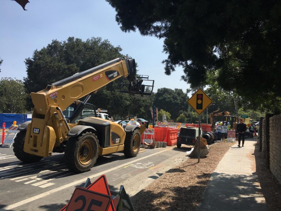Construction across Palo Alto affects student commutes