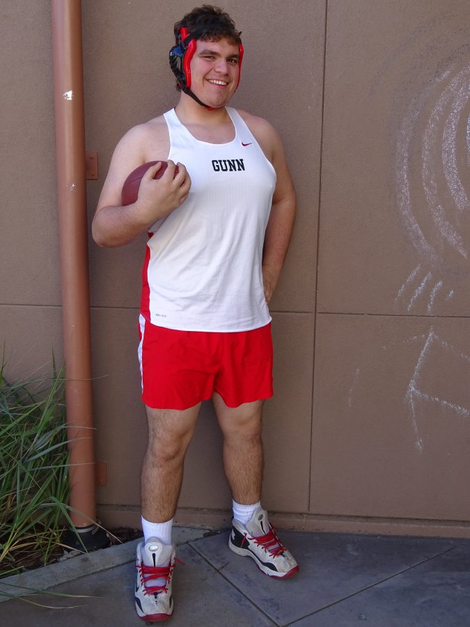 Senior Andy Maltz: Football, Track, and Wrestling