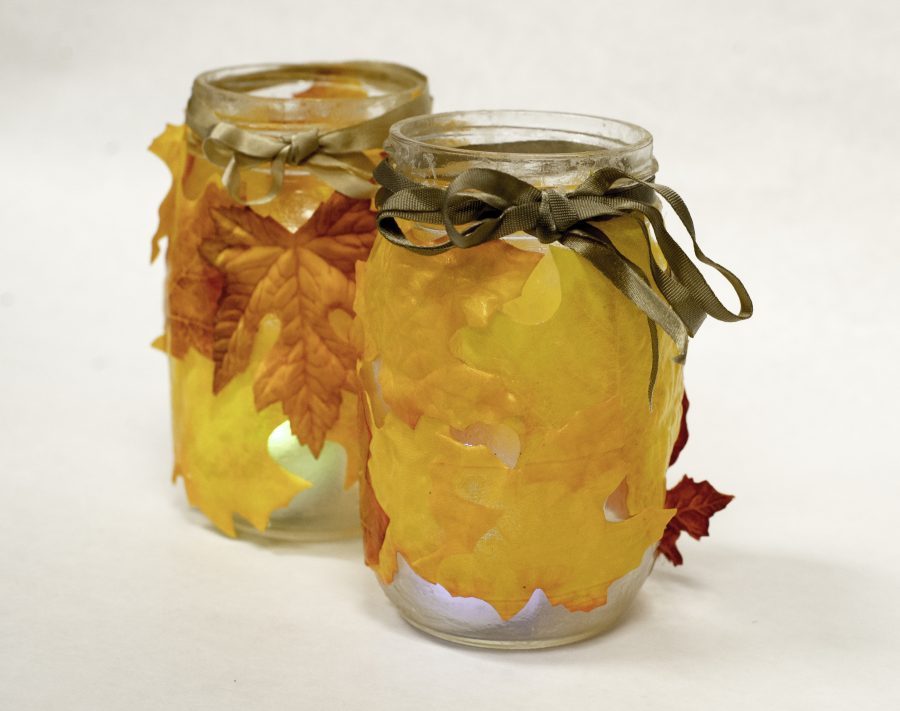 DIY Halloween Pinterest crafts bring festivity: candle holders