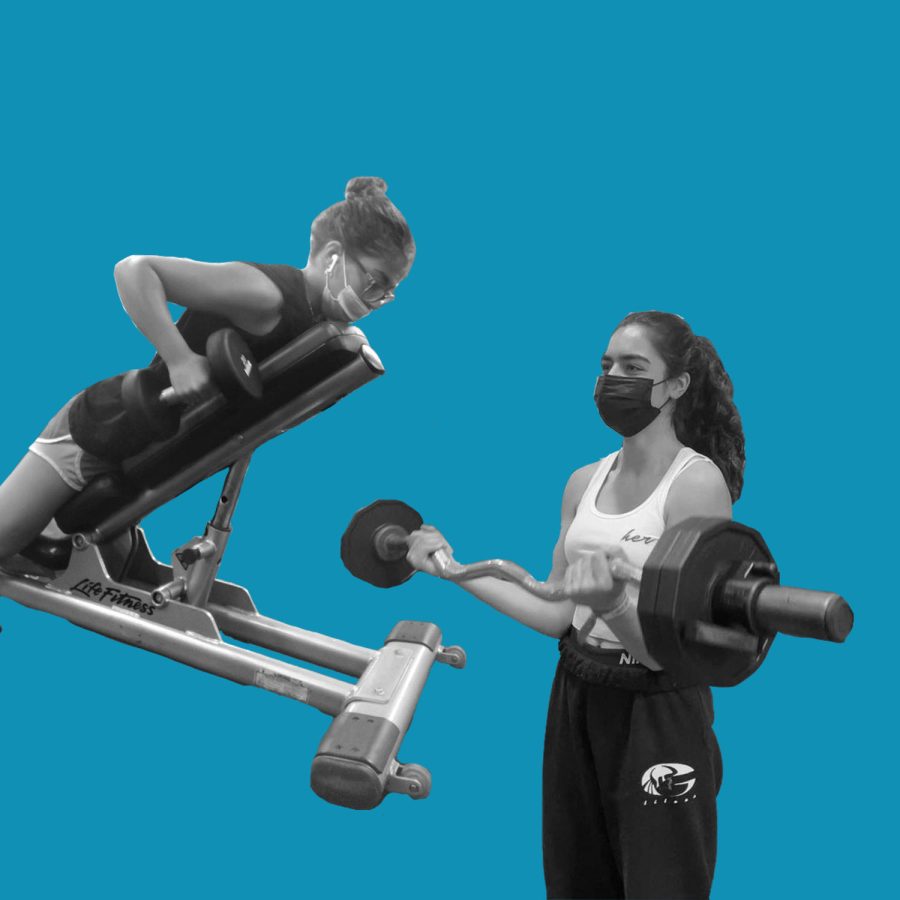 Female students weightlift to defy stereotypes, improve health