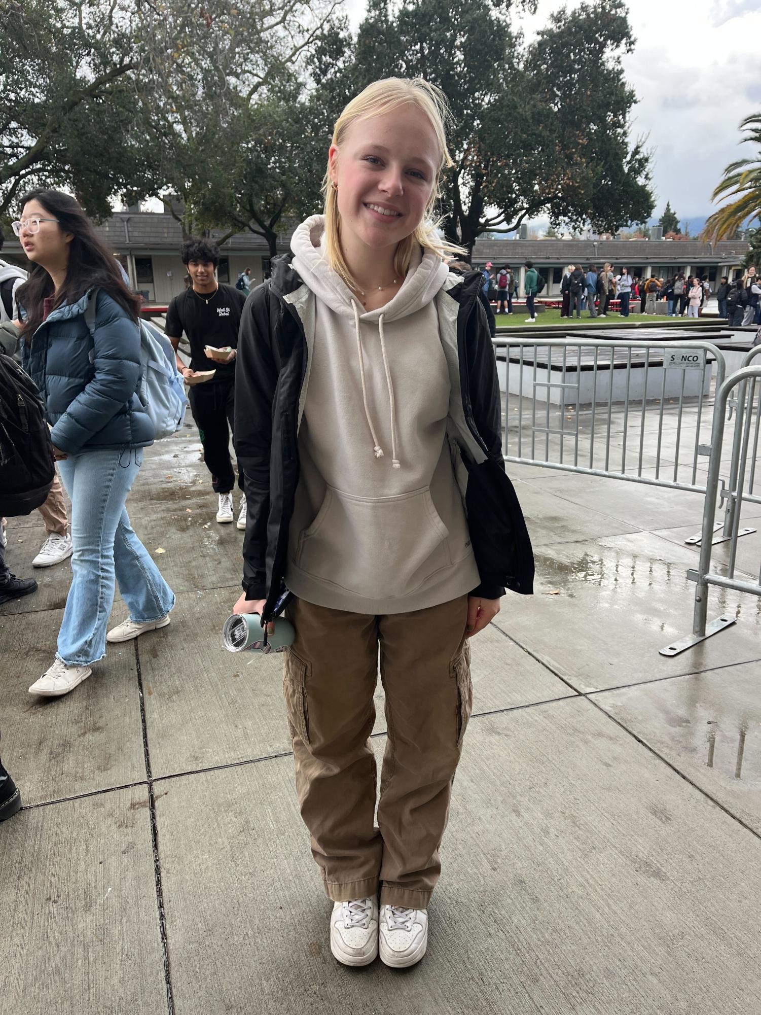 Freshman Evelyn Rodden: Cargo pants