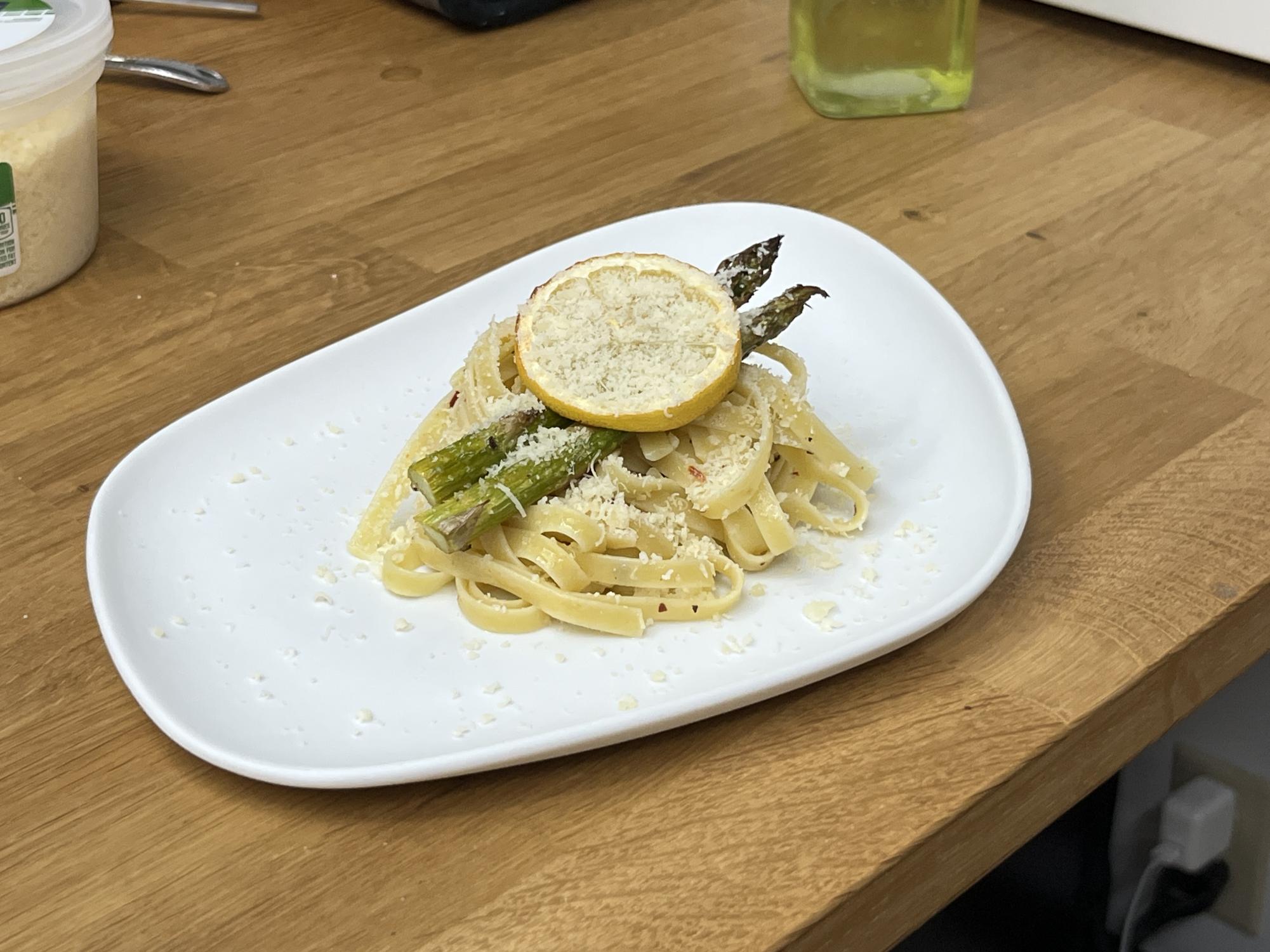 Asparagus pasta