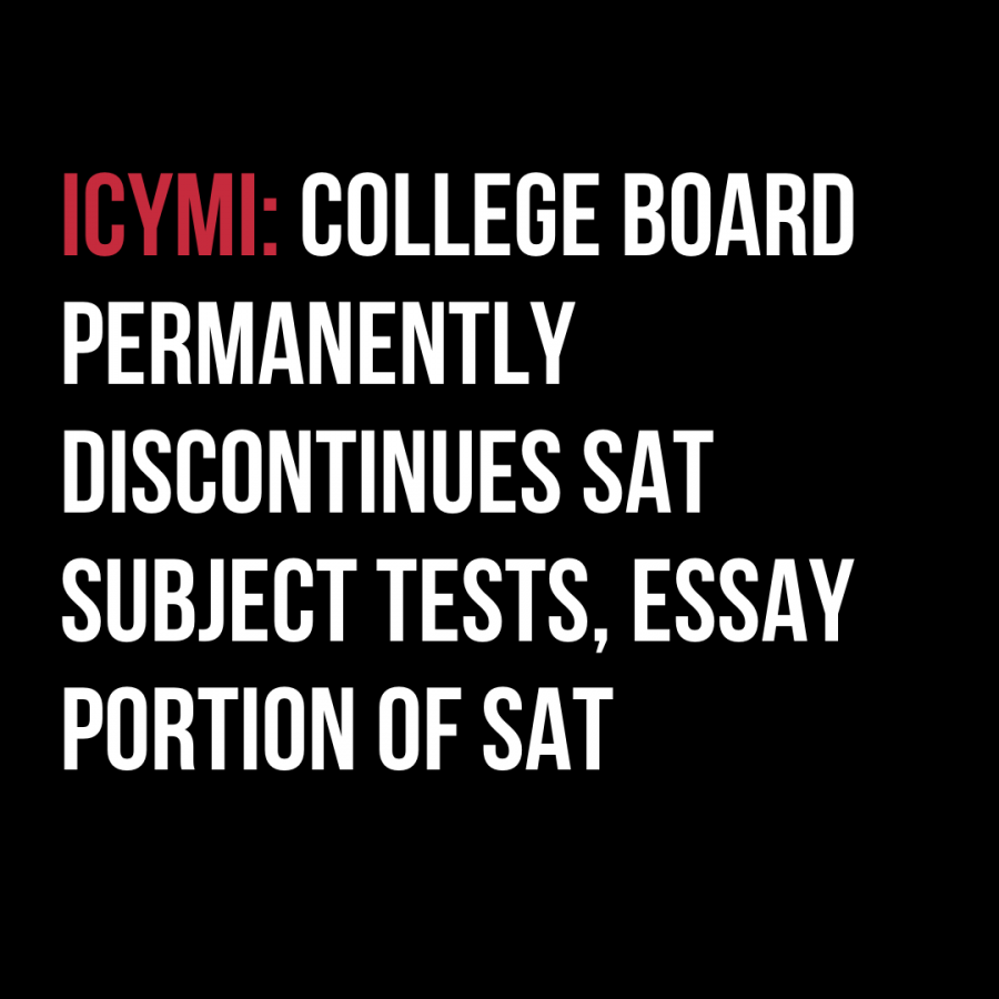 College Board permanently discontinues SAT Subject Tests, essay portion of SAT