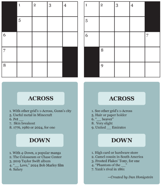 The Oracle Mini Crossword Combo